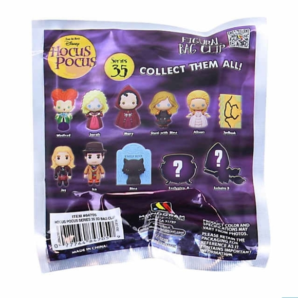 Disney Series 35 Hocus Pocus 3D Foam Bag Clip Mary Sanderson Character - Picture 4 of 4
